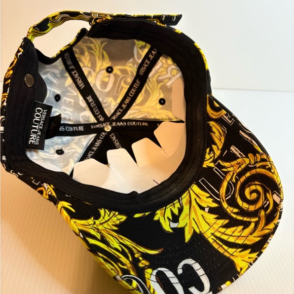 Versace Jeans Couture Cotton Barocco Print Baseball Cap/Hat   EUC - Picture 10 of 16
